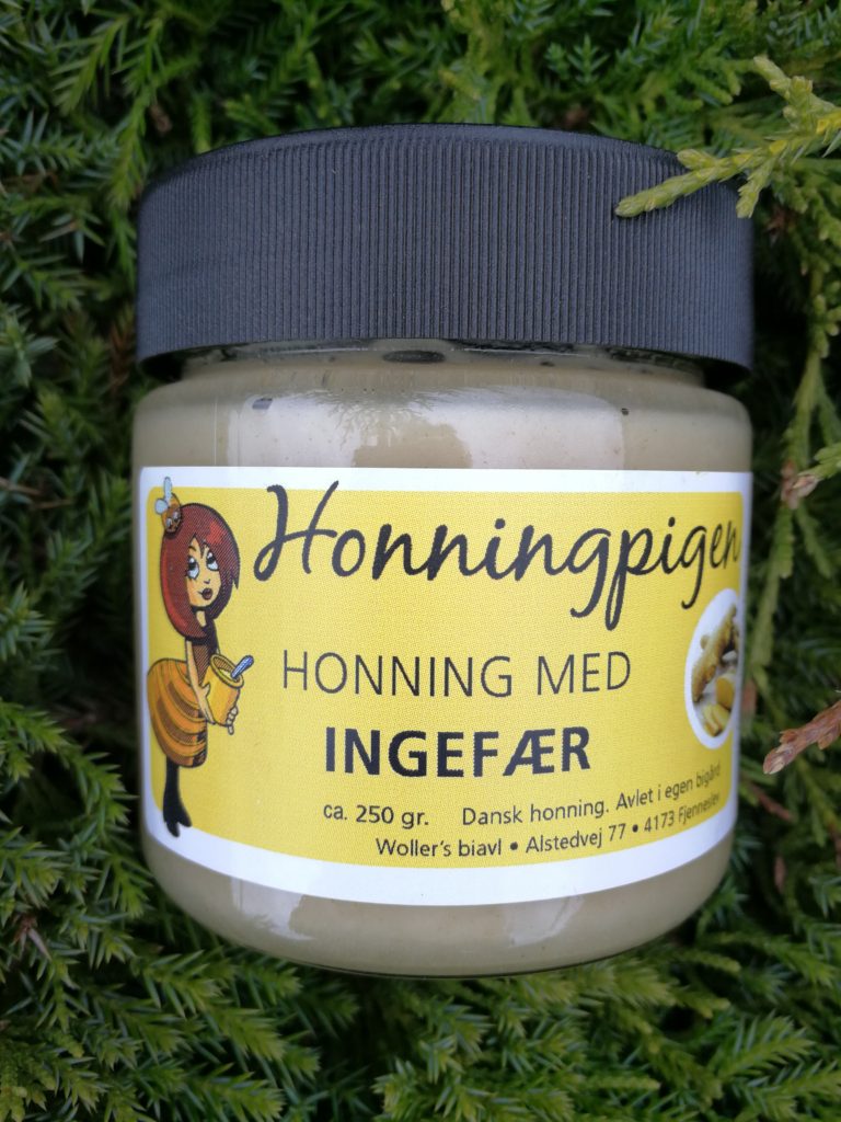 Honning med ingefær fra Honningpigen