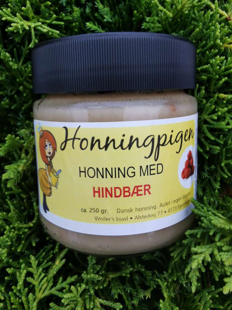Honning med hindbær