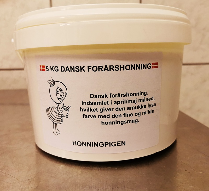 5 kg dansk forårshonning